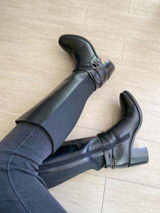 Botas Mingo de Cuero Negras MaFramarket